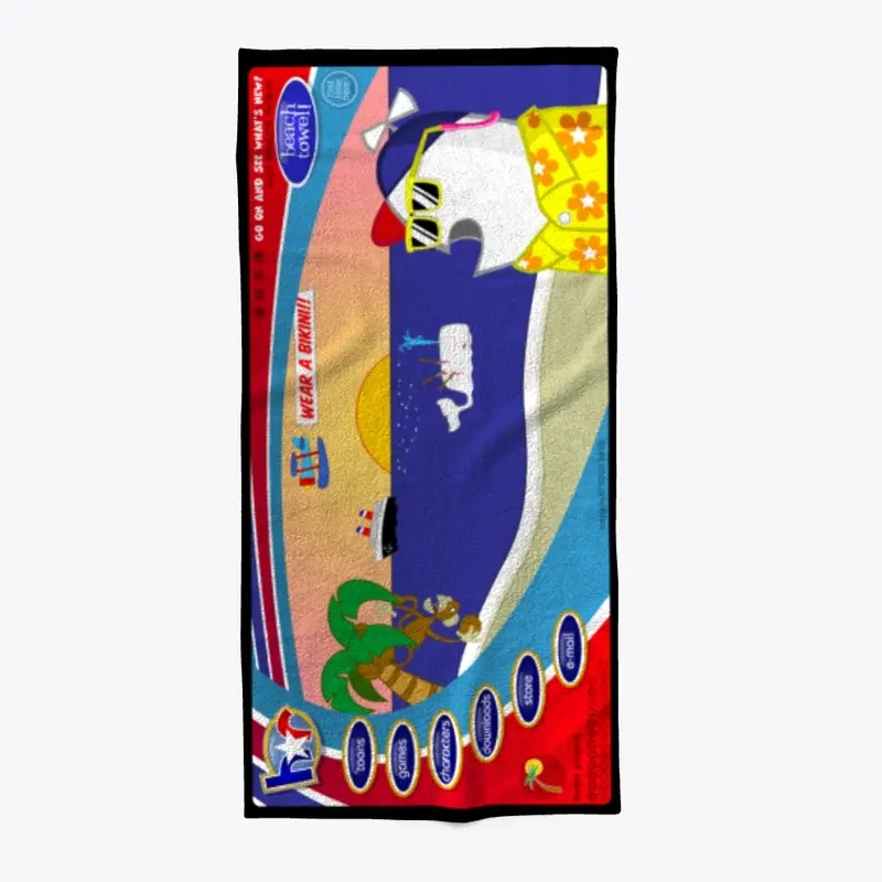 Beach Homepage Towel