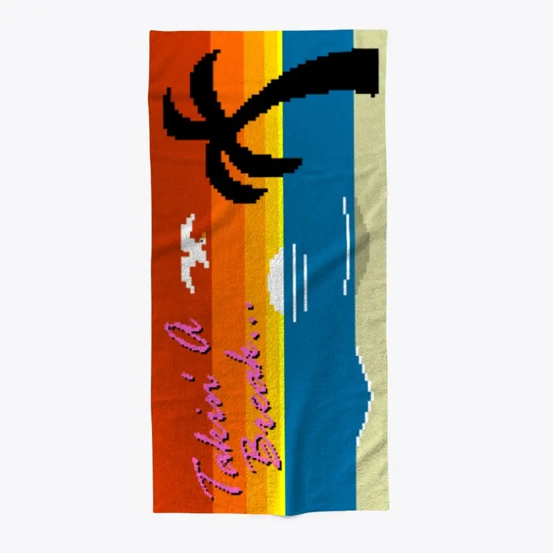 Take-a-break.exe Beach Towel